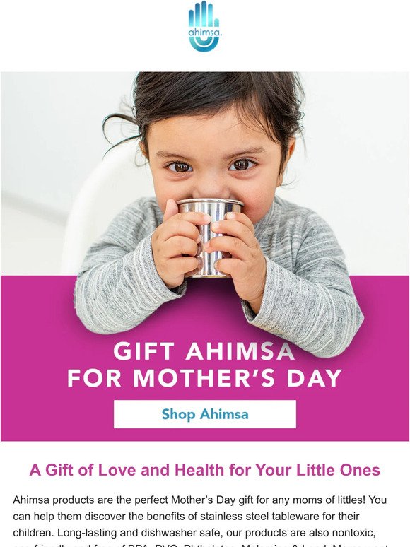 Celebrate Mother's Day with Ahimsa!