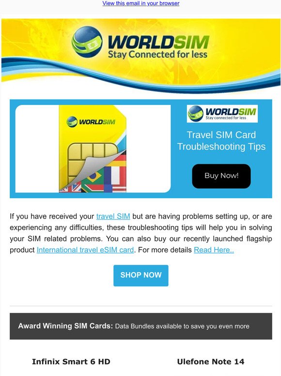 Travel SIM Card Troubleshooting Tips