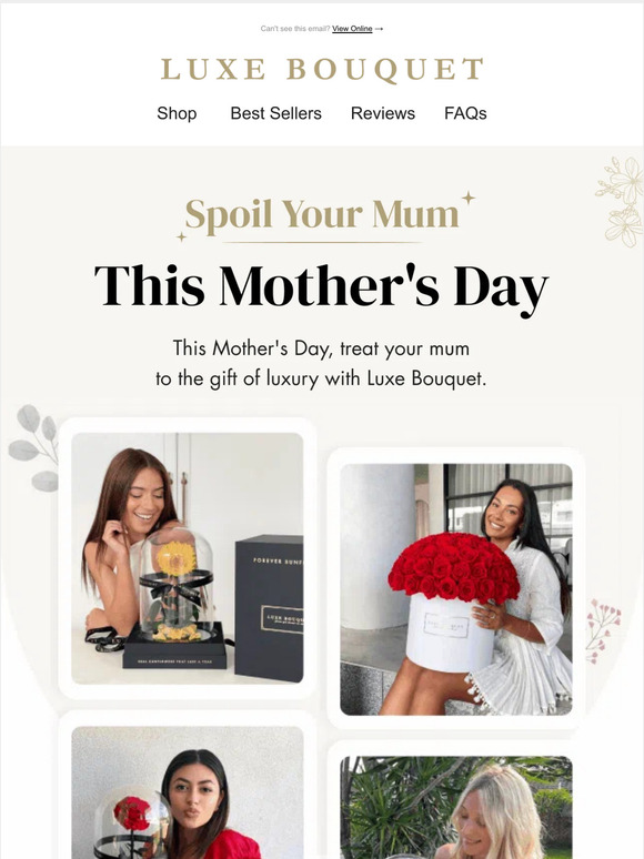 Mother's Day is coming...