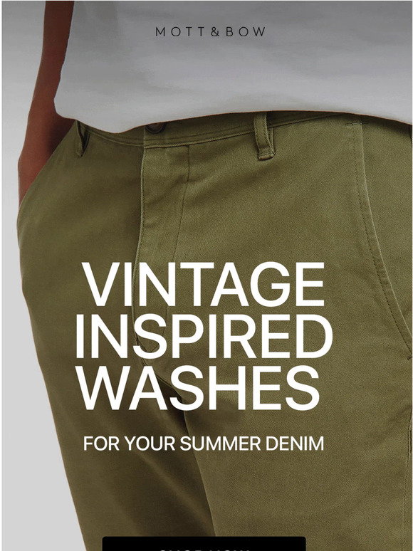 Mott & Bow: Summer colors, vintage feels. | Milled