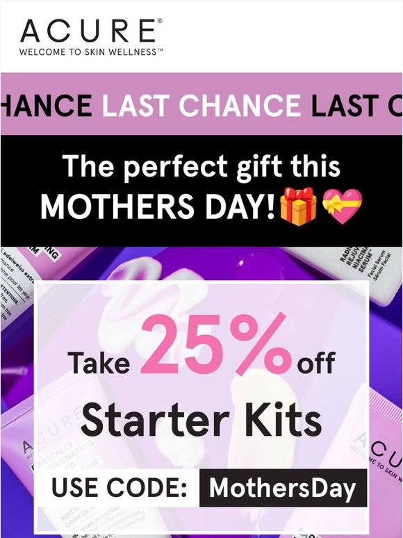 ENDS TODAY: 25% off Starter Kits ⏰
