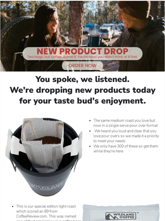 Wildland is launching THREE new products