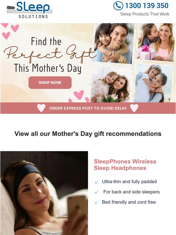Don't delay Mother's Day is almost here