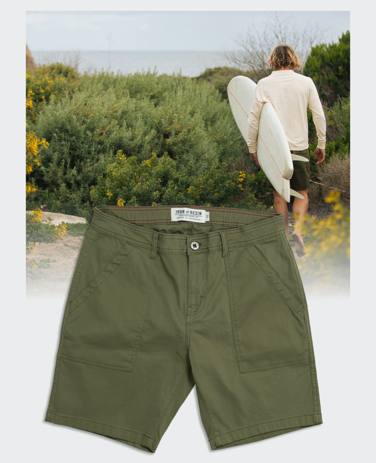 Iron and Resin Shed The Heat With Our Brigade Shorts. Milled