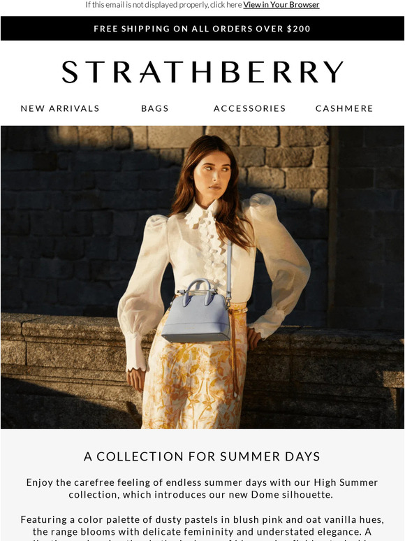 NEW arrivals alert  Introducing The Lisbon Collection - Strathberry