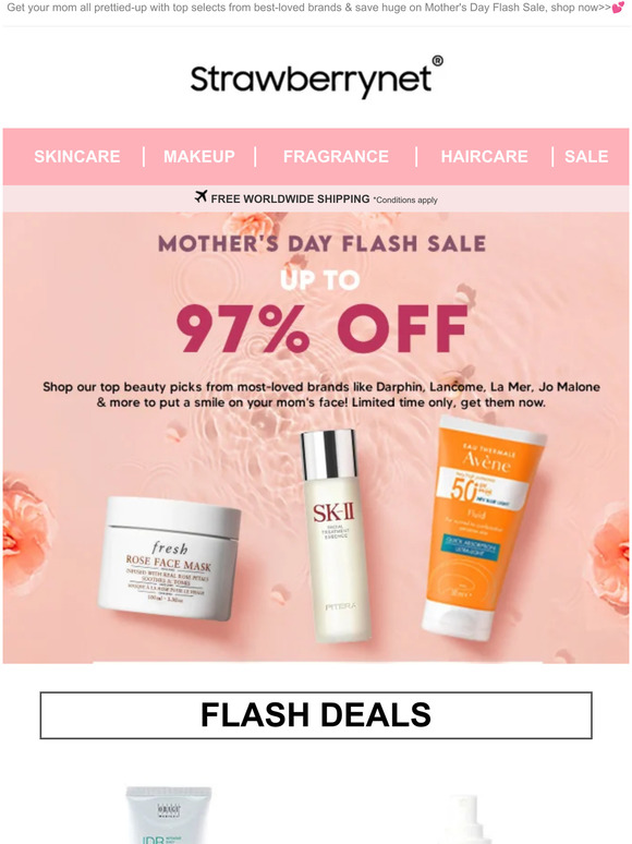 🌹Unbeatable discounts on Mother's Day Flash Sale!😍