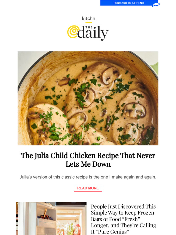 Kitchn The Julia Child Chicken Recipe That Never Lets Me Down, The