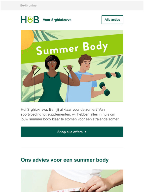 Is jouw lichaam al zomerproof? 🏋️‍♀️