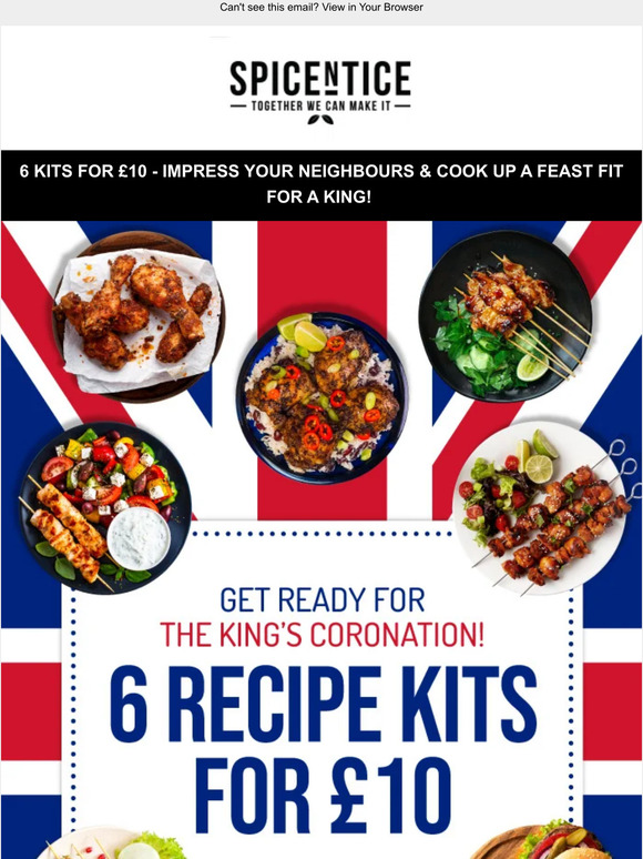 6 Recipe Kits for £10 - Cook up a feast!