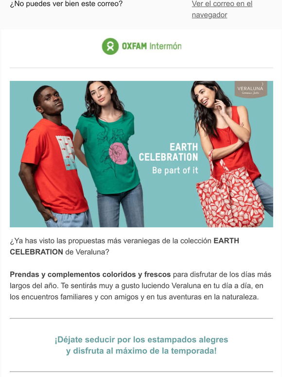 Camisetas para Hombre de Algodón Orgánico I Oxfam Intermón