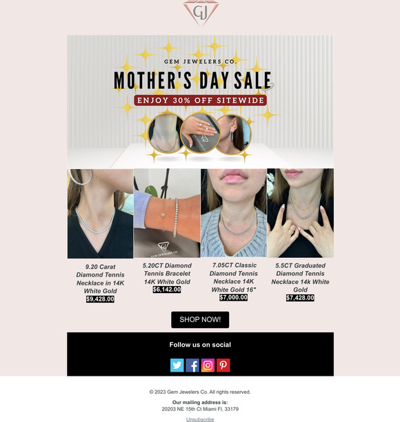 Your Diamonds For Mothers Day Is Here! 💎