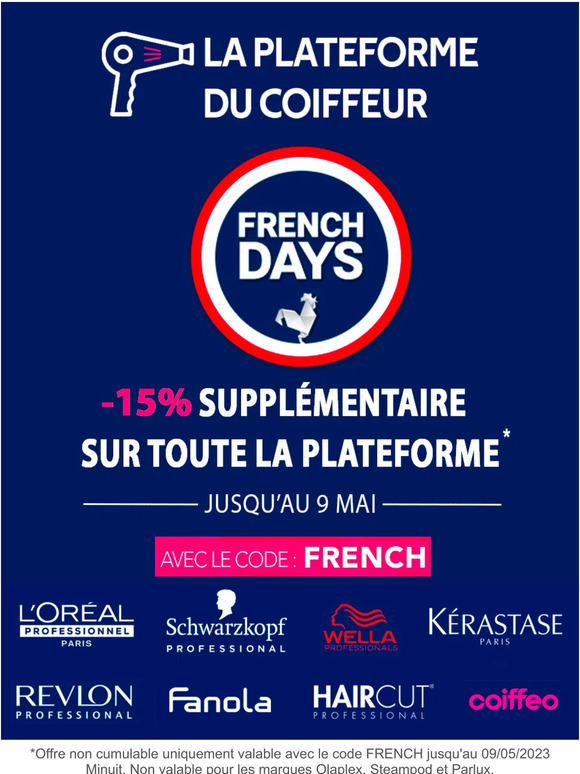 🇫🇷 French Days: -15% supplémentaire