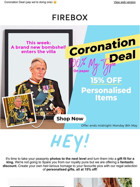 Transform your peasanty photos into presents! 15% OFF all personalised items! 😄
