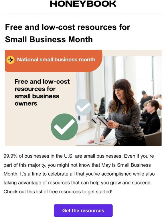 Use these free resources to grow during small business month!