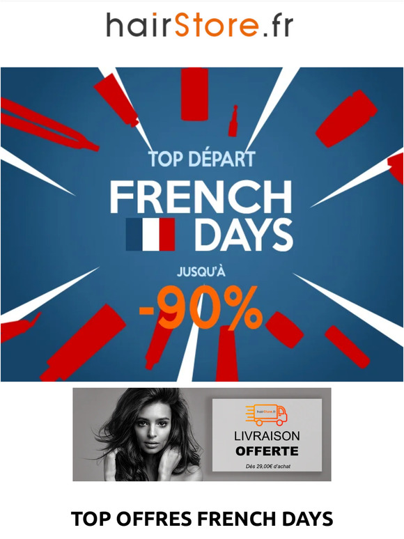 TOP DÉPART: French Days -90% !
