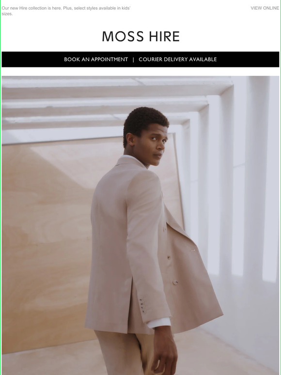 Moss Bros Your guide to Hire Milled