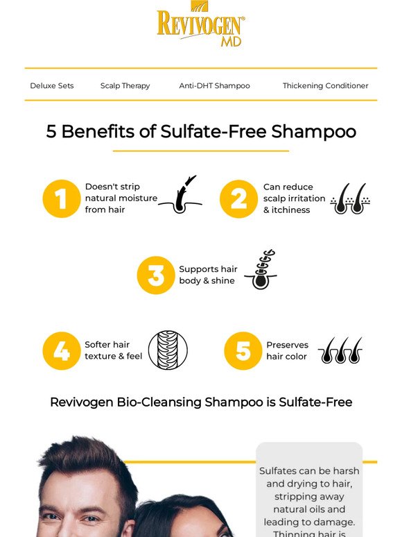 5 Benefits of Sulfate-Free Shampoo