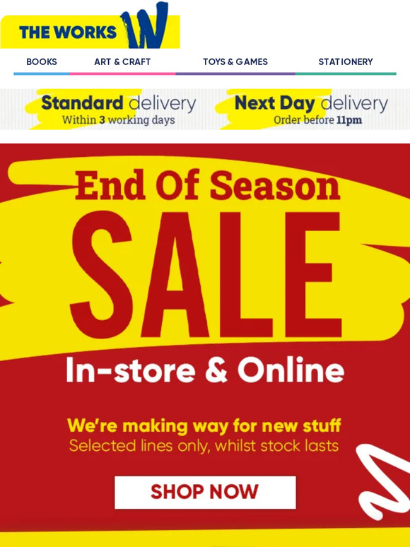 The Works Check out our top SALE picks Milled