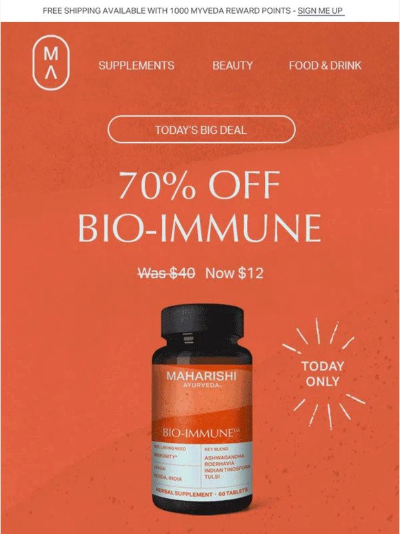 💪70% OFF Bio-Immune - Today Only!💪