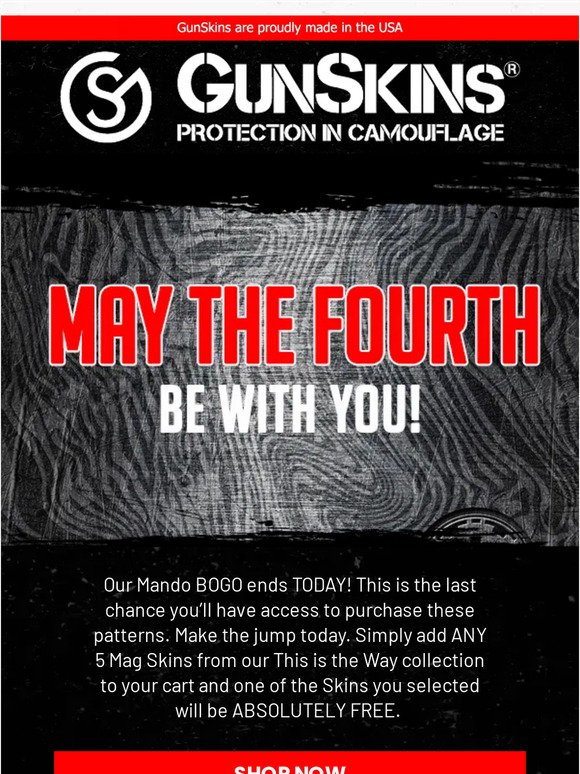 MAY THE FOURTH BE WITH YOU!