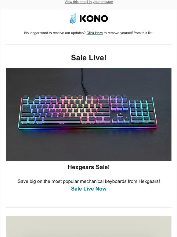 Hexgears Keyboard Sale! WhiteFox Eclipse Kickstarter Last Chance! - Kono Store