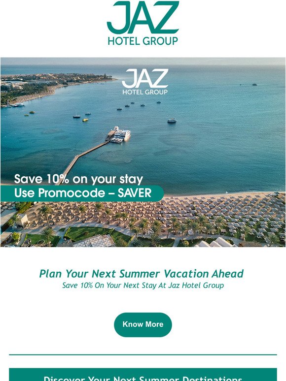 Use Promo SAVER To Make Your Next Summer Extra Special