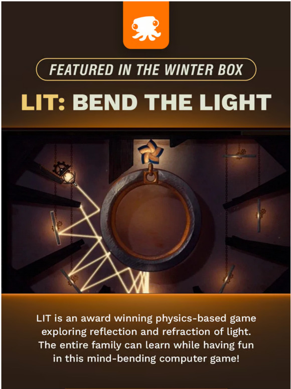 Curiosity Box Our Favorite Light & Refraction Based Steam Game Milled