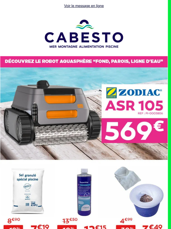Découvrez le robot Aquasphère ASR 105.