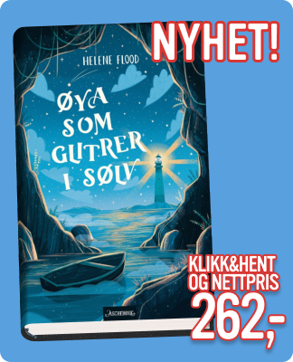 Øya som glitrer i sølv av Helene Flood nettpris 262kr