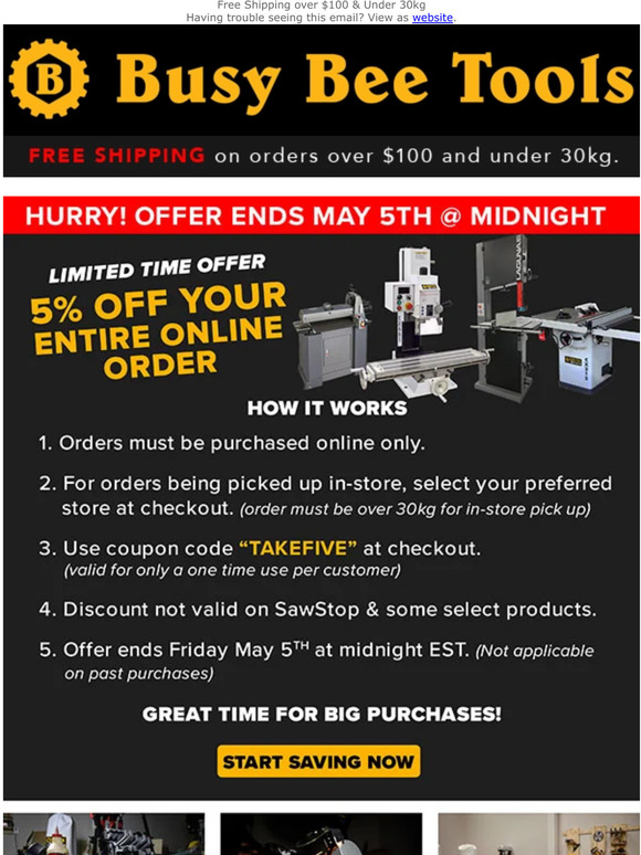 5% OFF your order ends tomorrow - Last Chance!