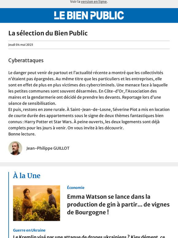 Le Bien Public La sélection du Bien Public 📰 Cybercriminalité dans