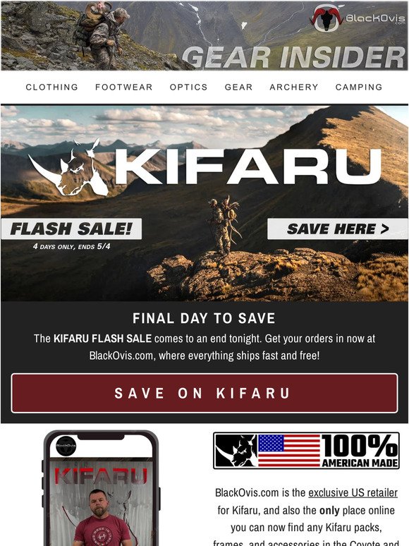 KIFARU Savings End Tonight