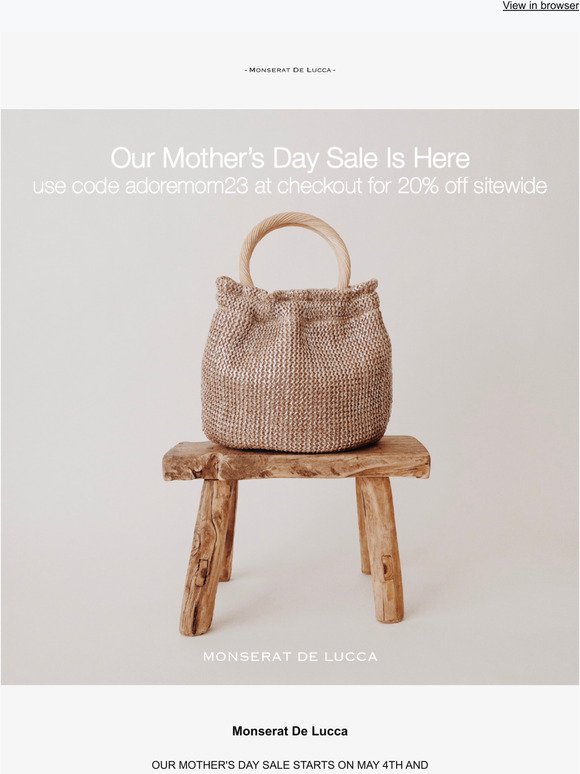 Our Mother's Day Sale Is Here!