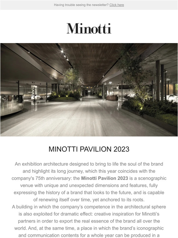 Minotti MINOTTI PAVILION 2023 Milled