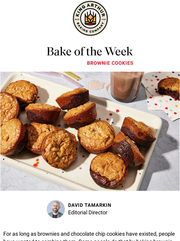 King Arthur Baking 🤎 Brownie Cookies 🖤 Milled