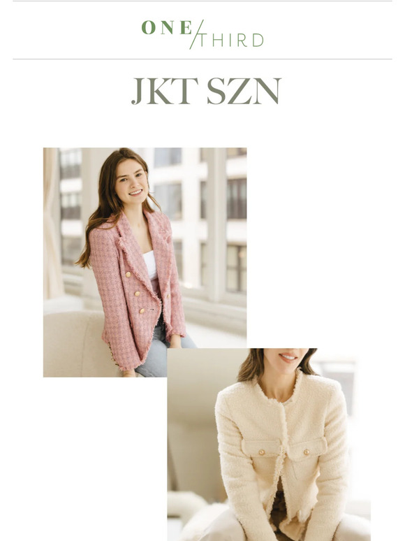 JKT SZN is here! Shop our faves