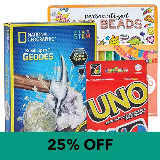Kids Kits, Puzzles and Games. 25% off.