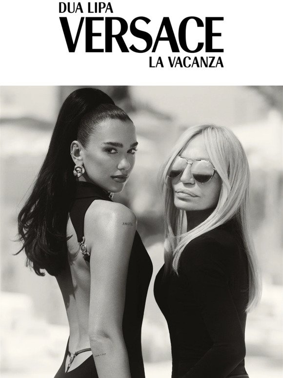 Dua Lipa x Versace