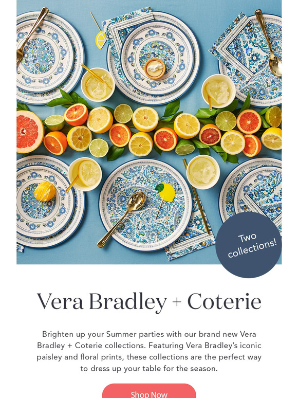 Introducing Vera Bradley + Coterie