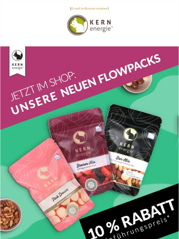 🤩 Jetzt im Shop: Neue, innovative Flowpacks zum Einführungspreis