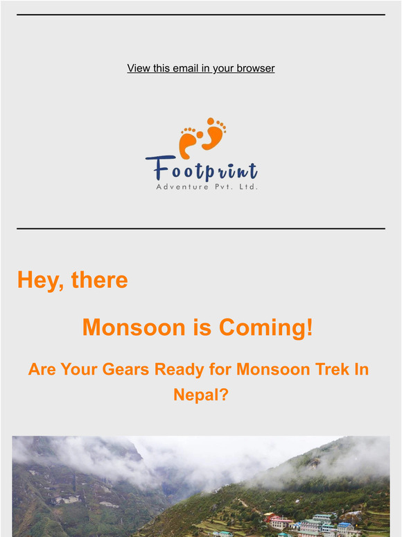 Get Your Gear Ready for Monsoon Trek🌈