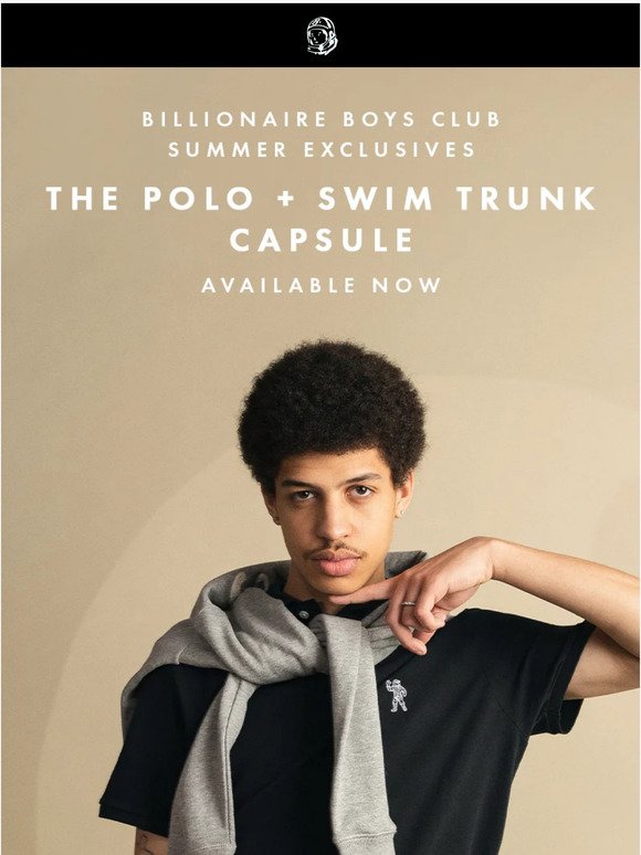 Summer Exclusives Drop: Polo + Swim Trunk Capsule