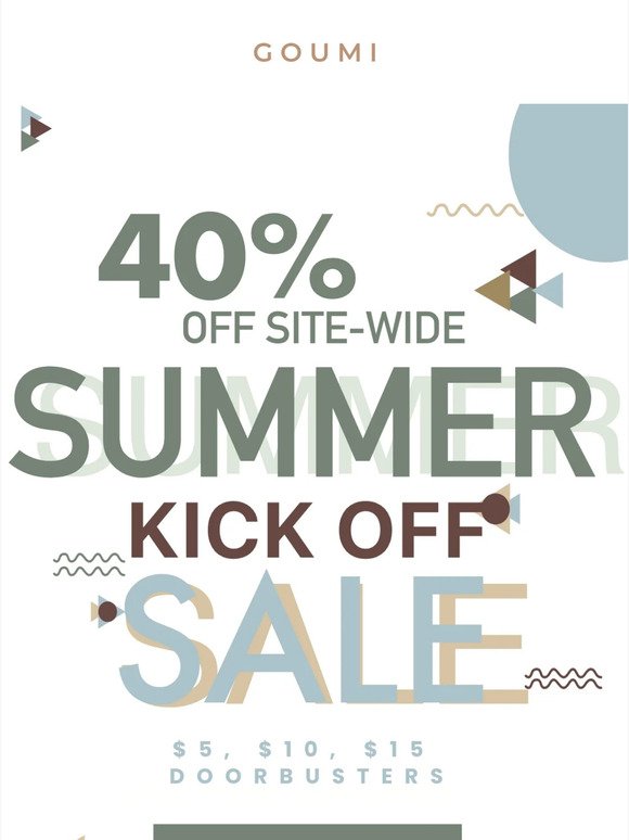 40% OFF SITE-WIDE!!!