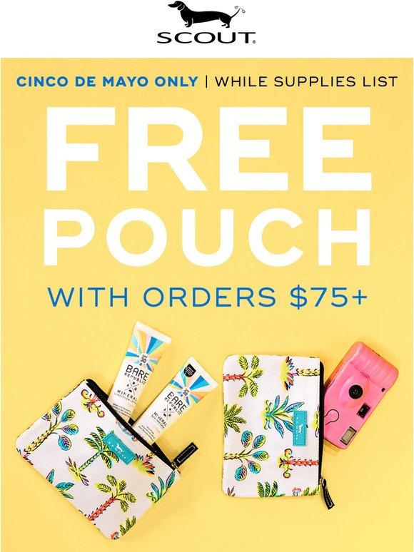 FREE pouch in Hot Tropic today🍹🥳