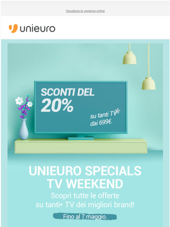 📺 Sconti del 20% su tanti TV dei migliori brand!