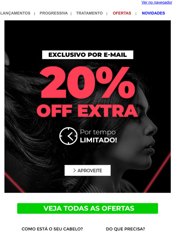 [Exclusivo] 20%OFF!