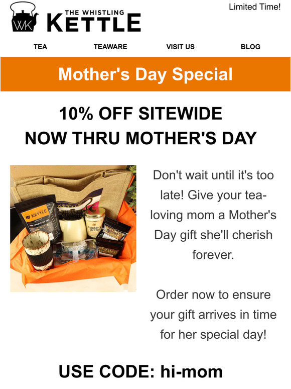 Mother's Day Exclusive: 10% off everything! 🌻⏰