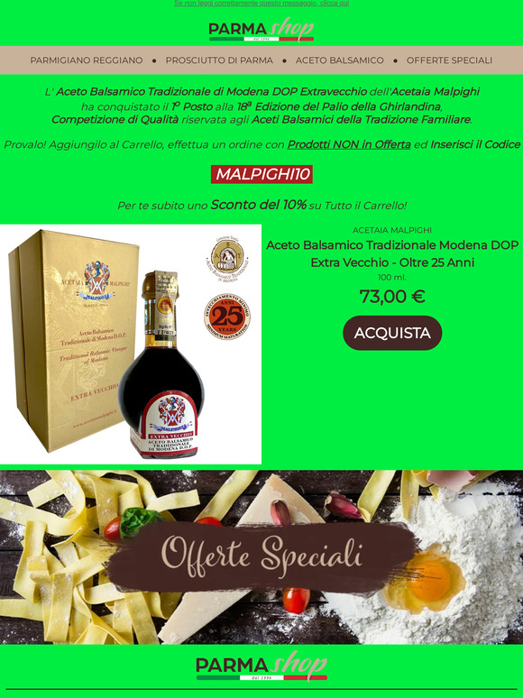 🇮🇹 🏺Un Premio da 10 per Te! Acetaia Malpighi si conferma una Garanzia di Qualità! 🏆