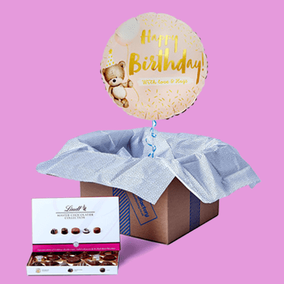 balloons and chocolate