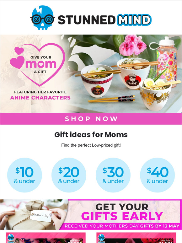 Give Your Mom the Gift of Anime Joy This Mother's Day!
